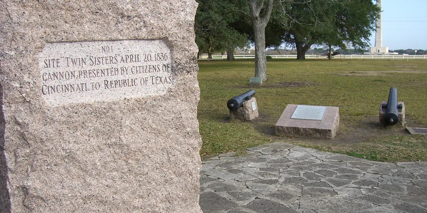 Historic Twin Sisters cannon monument